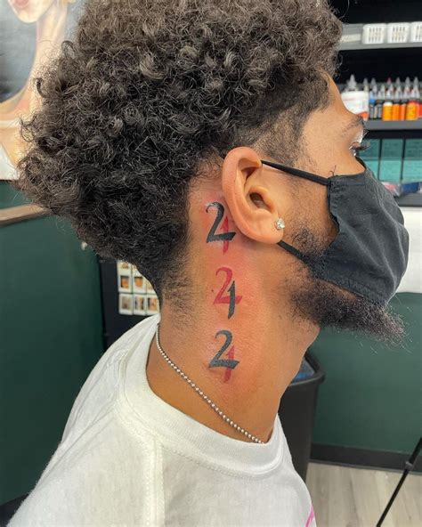 angel number tattoo neck|18 Angel Number Tattoos 